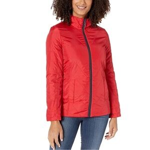 Tommy Hilfiger Red All-Weather System Jacket Womens Outdoor Casual Winter Medium